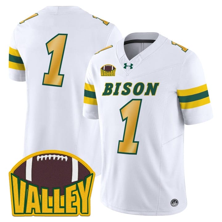 Team Jersey #1 North Dakota State Bison 2025 Vapor Limited Stitched