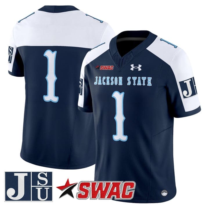 Team Jersey #25 Jackson State Tigers 2025 Vapor V2 Limited Stitched
