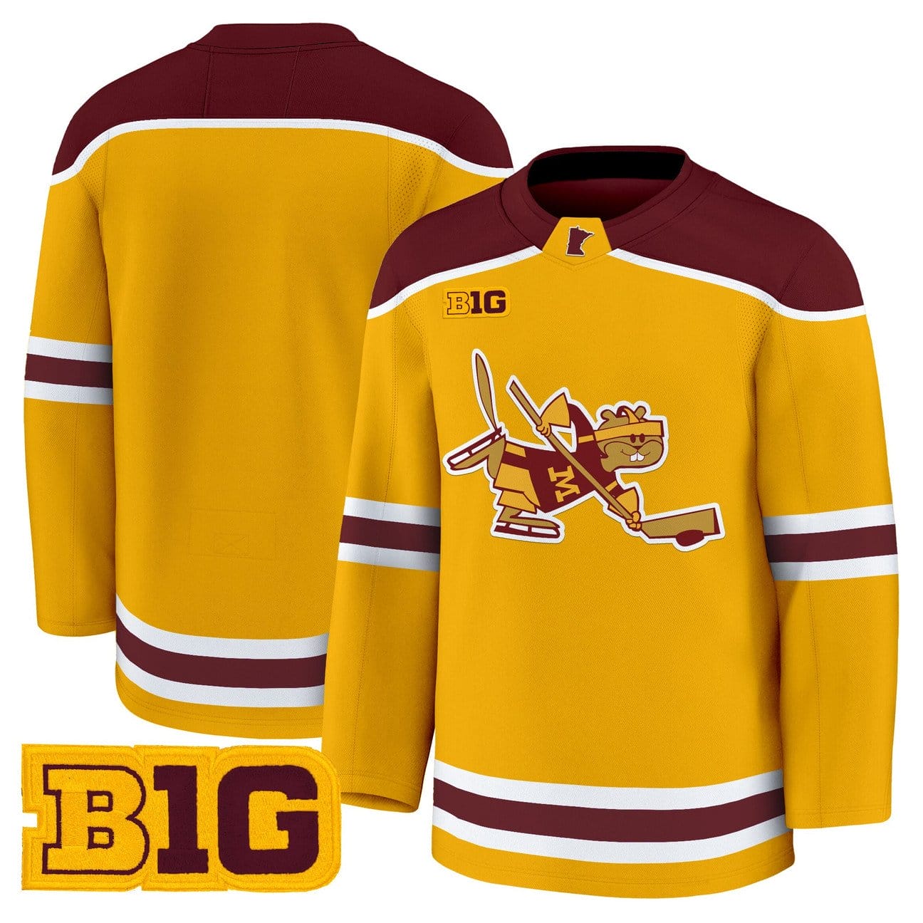 Team Jersey Minnesota Golden Gophers 2025-26 Premium Stitched