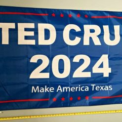 Ted Cruz Flag Make America Texas Blue 2024 USA Sign 3x5'