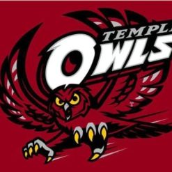 Temple Owls Club Flag 3X5ft Banner USA Polyester with 2 Brass Grommets