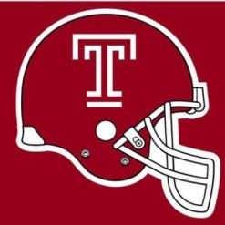 Temple Owls Helmet Flag 3X5ft Banner USA Polyester with 2 Brass Grommets