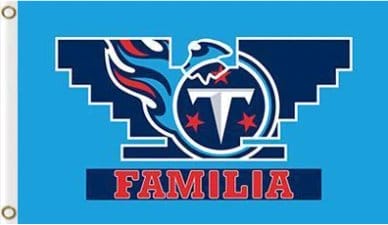 Tennessee Titans Familia Flag 3X5 Ft Polyester Banner USA 90x150cm
