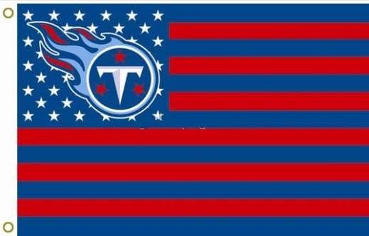 Tennessee Titans Star Flag 3X5 Ft Polyester Banner USA 90x150cm