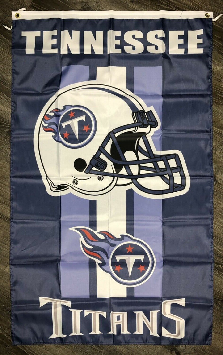 Tennessee Titans Vertical Flag 3x5 ft Sports Blue Vertical Banner Man-Cave Garage