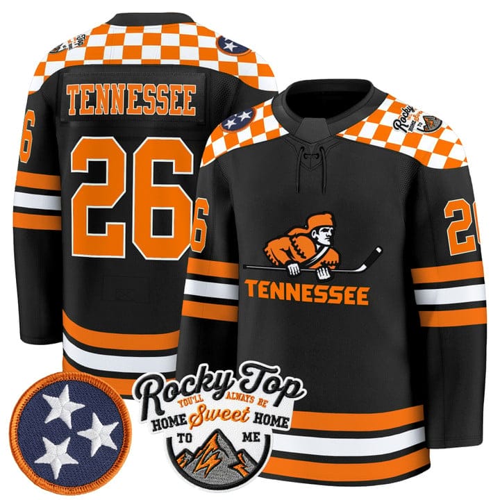 Tennessee Jersey #26 Tennessee Volunteers 2025-26 Hockey Premium Stitched
