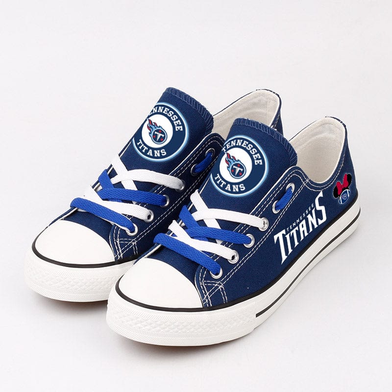Alternative view of Tennessee Titans Low Top Canvas Sport Sneakers Shoes For Men Women Fans