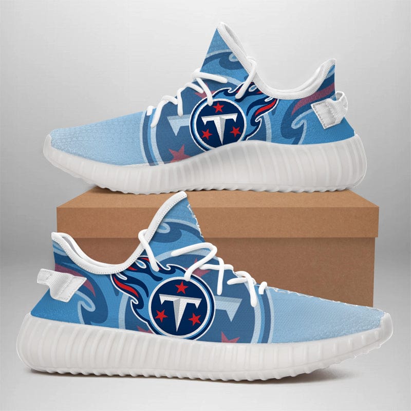 Alternative view of Tennessee Titans NFL 350v Yeezy Sneakers For Men Women Fans