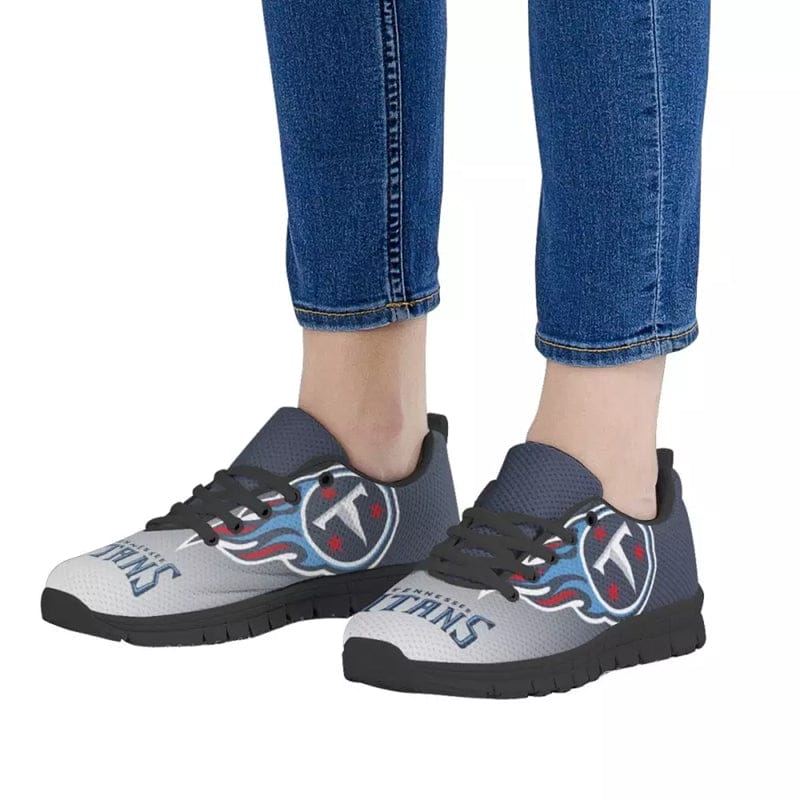 Alternative view of Tennessee Titans Limited Team Name NLF Sneakers Shoes For Men Women Fans