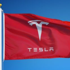 Tesla Flag 3X5 Ft Polyester Banner USA 90x150cm