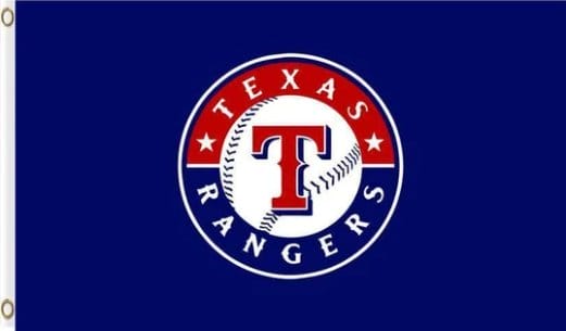 Texas Rangers Digital Print Flag 3X5Ft Banner USA Polyester with Brass Grommets
