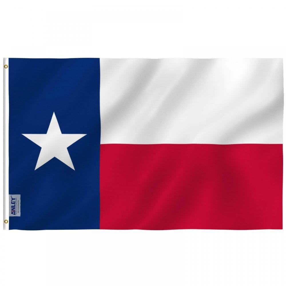 Texas State Flag - Texas State Flag Polyester with Brass Grommets 3X5Ft Banner USA