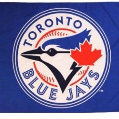 Toronto Blue Jays Baseball US 3X5Ft Banner USA Polyester with Brass Grommets