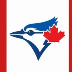 Toronto Blue Jays Flag Baseball Red 3X5Ft Banner USA Polyester with Brass Grommets