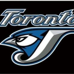 Toronto Blue Jays Sport Black 3X5Ft Banner USA Polyester with Brass Grommets