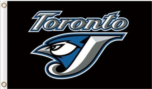 Toronto Blue Jays Sport Black 3X5Ft Banner USA Polyester with Brass Grommets