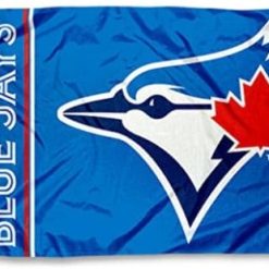 Toronto Blue Jays US Blue Flag 3X5Ft Banner USA Polyester with Brass Grommets