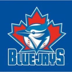 Toronto Blue Jays US Flag Blue Red 3X5Ft Banner USA Polyester with Brass Grommets