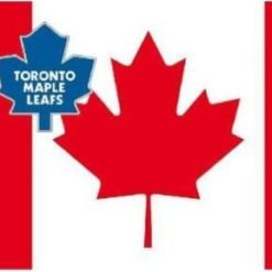 Toronto Maple Leafs Team US Flag 3X5Ft Polyester Digital Print Banner USA