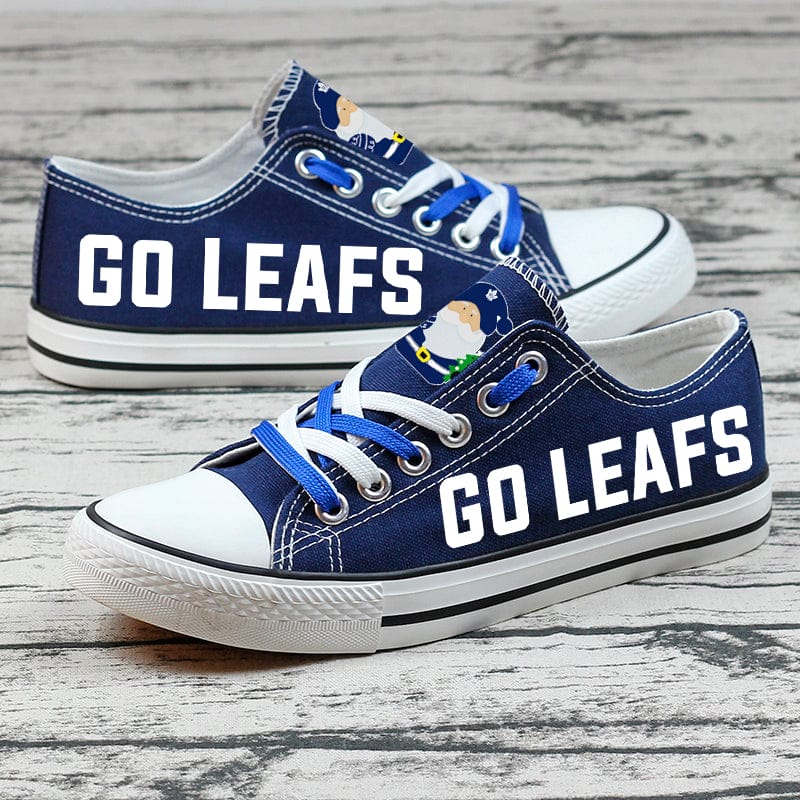 Alternative view of Toronto Maple Leafs Low Top Canvas Sport Sneakers Shoes For Men Women Fans