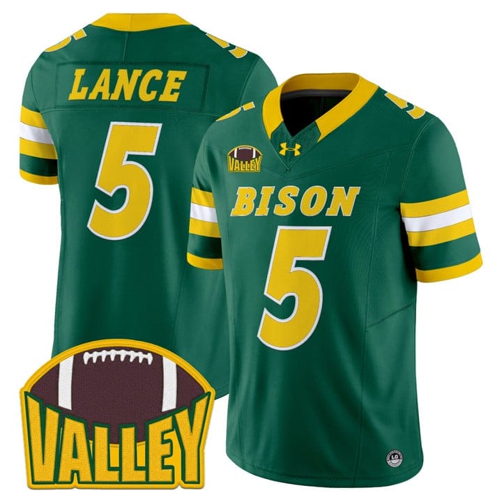 Trey Lance Jersey #5 North Dakota State Bison 2025 Limited Stitched - Image 5