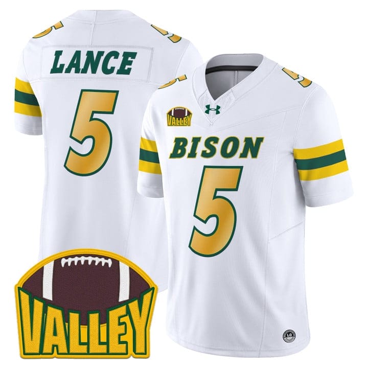 Trey Lance Jersey #5 North Dakota State Bison 2025 Limited Stitched