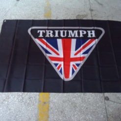 Triumph Motorcycle Flag 3X5 Ft Polyester Banner USA 90x150cm