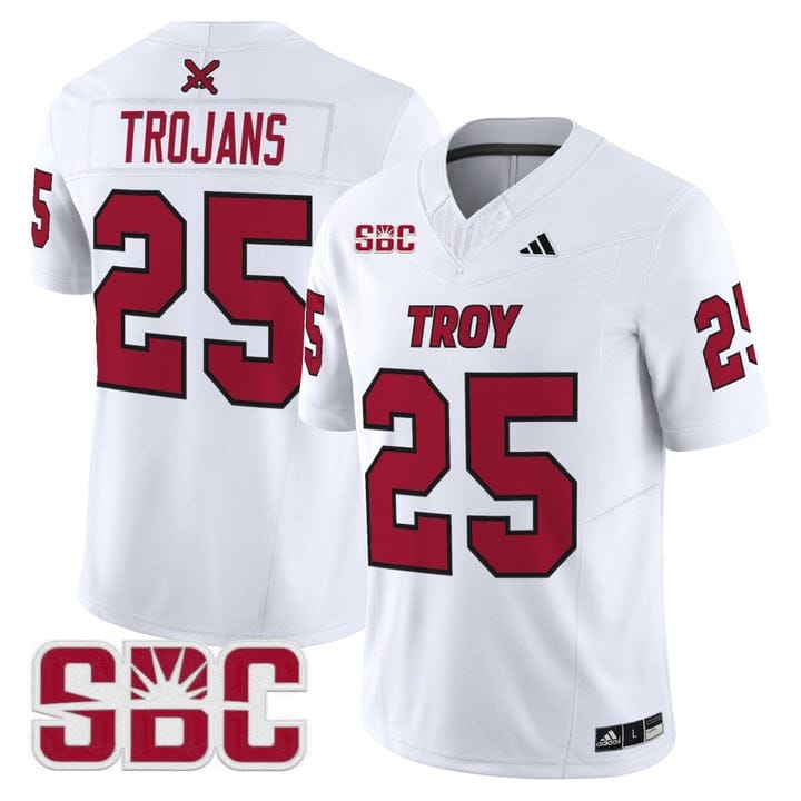 Alternative view of Trojans Jersey #25 Troy Trojans 2025 Vapor Limited Stitched