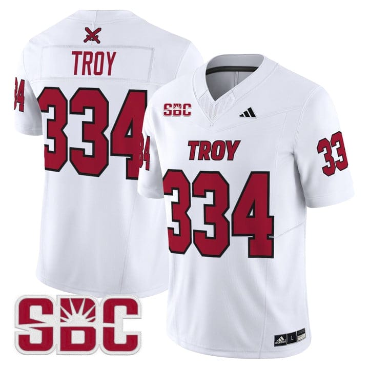 Alternative view of Troy Jersey #334 Troy Trojans 2025 Vapor Limited Stitched