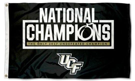 UCF Knights Flag 3X5ft Banner USA Polyester with 2 Brass Grommets