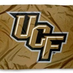 UCF Knights Team Flag 3X5ft Banner USA Polyester with 2 Brass Grommets
