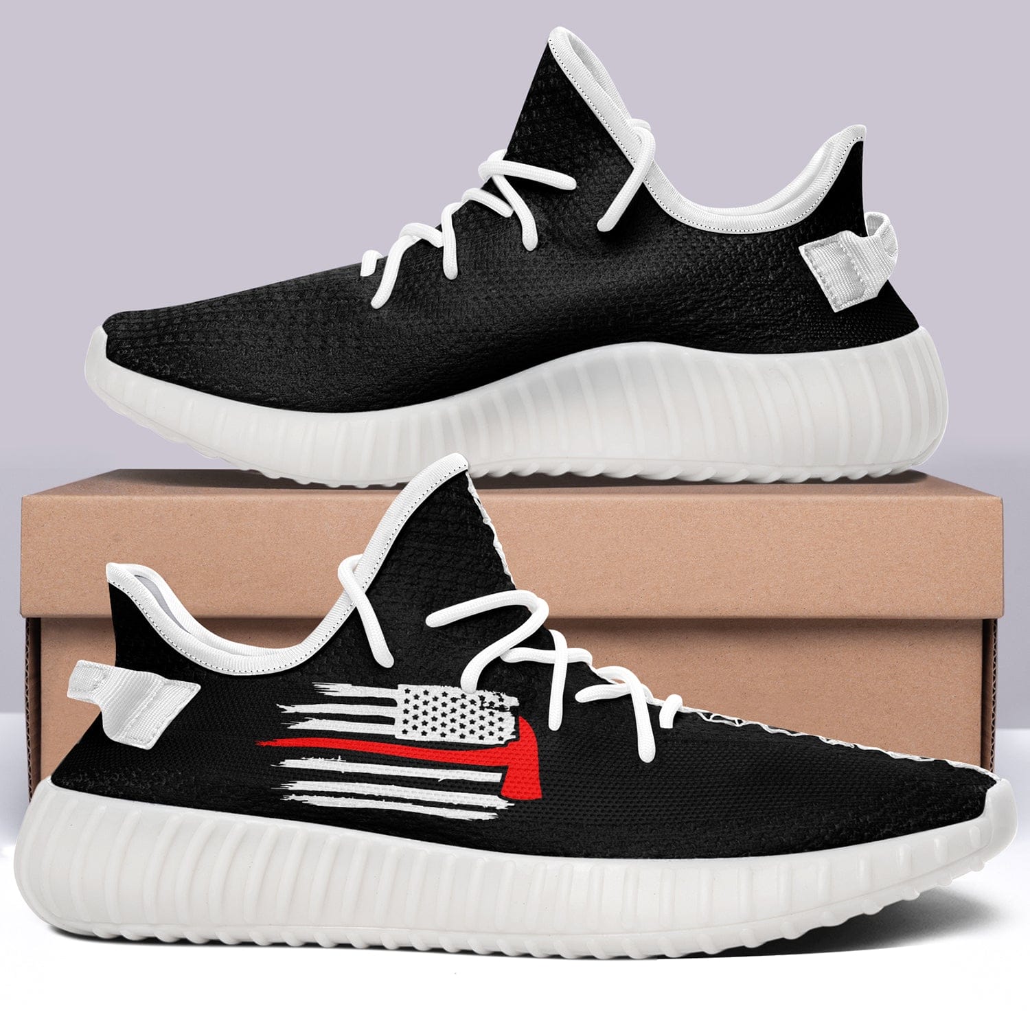 Alternative view of USA Flag 350v Yeezy Sneakers For Men Women Fans