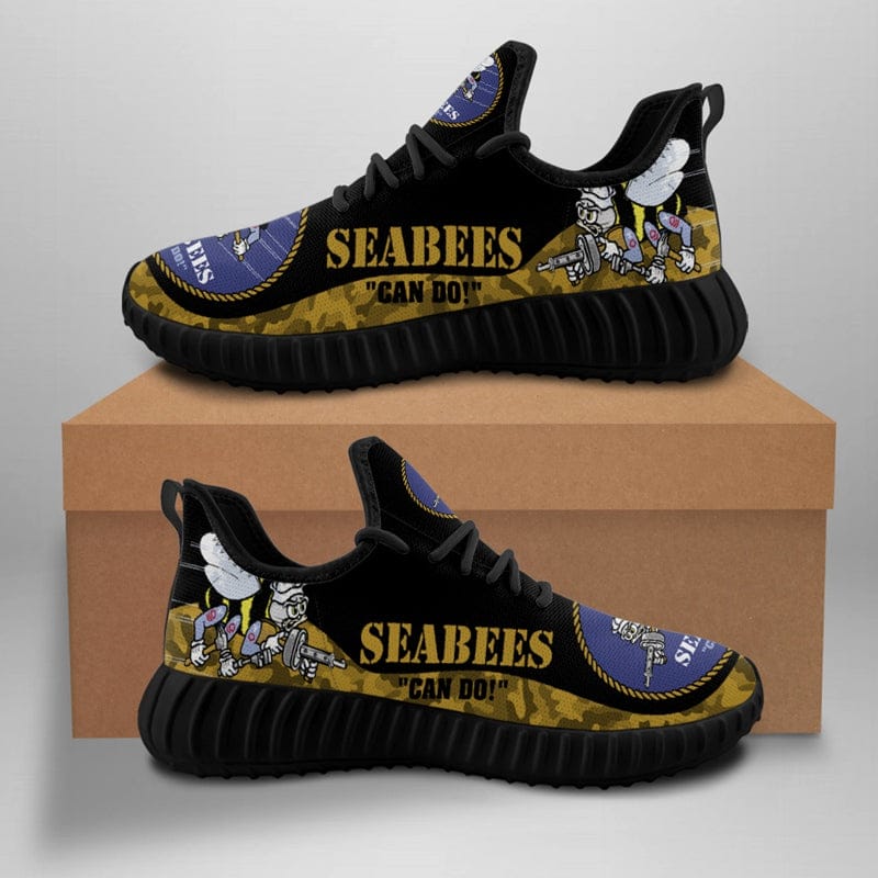Alternative view of United States Seabees Can Do Sneaker Shoes Hot For Men Women Fans