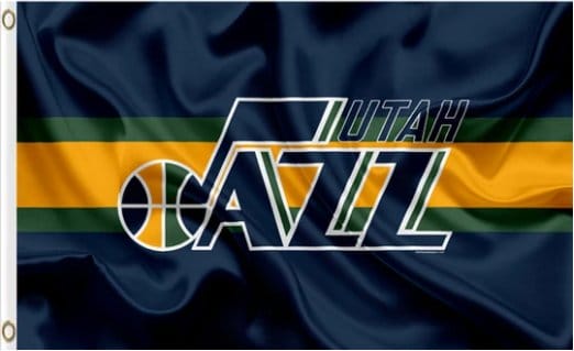 Utah Jazz Team Flag 3X5Ft Polyester Banner USA Digital Print