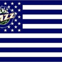 Utah Jazz US Flag 3X5Ft Polyester Banner USA Digital Print