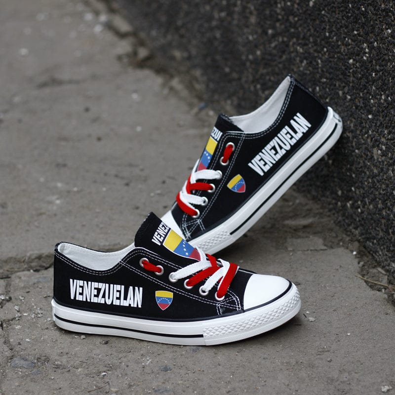 Venezuelan Rican Canvas Sneakers Shoes For Men Women Fans