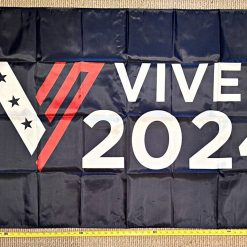 Vivek Ramaswamy Flag 2024 V Black Democrat Save America USA Sign 3x5