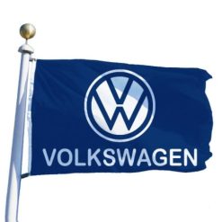 Volkswagen Vw Logo Car Flag Blue 3X5 Ft Polyester Banner USA 90x150cm
