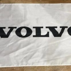 Volvo Flag White 3X5 Ft Polyester Banner USA 90x150cm