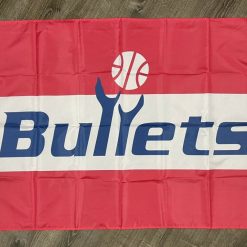 Washington Bullets Classic Retro Flag 3x5 ft Banner Man-Cave Basketball New