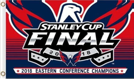 Washington Capitals 2018 Stanley Cup Champions Team Flag 3X5Ft Polyester Digital Print Banner USA
