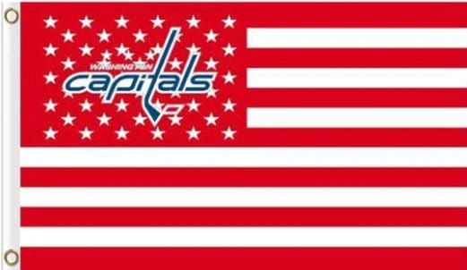 Washington Capitals Star Flag 3X5Ft Polyester Digital Print Banner USA
