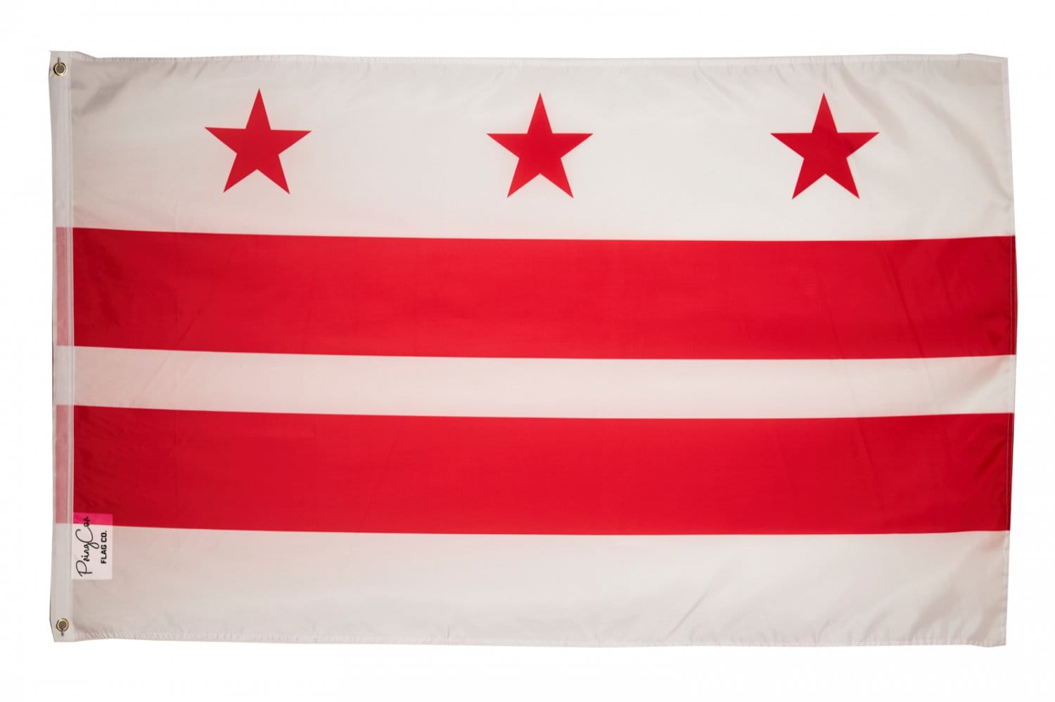 Washington DC Capital District of Columbia United States America USA Banner Flag