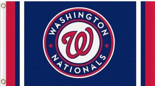 Washington Nationals Custom Flag 3X5Ft Banner USA Polyester with Brass Grommets