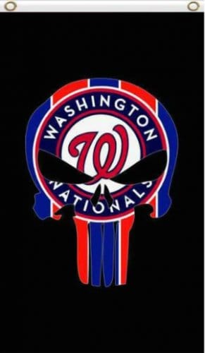 Washington Nationals US Flag 3X5Ft Banner USA Polyester with Brass Grommets