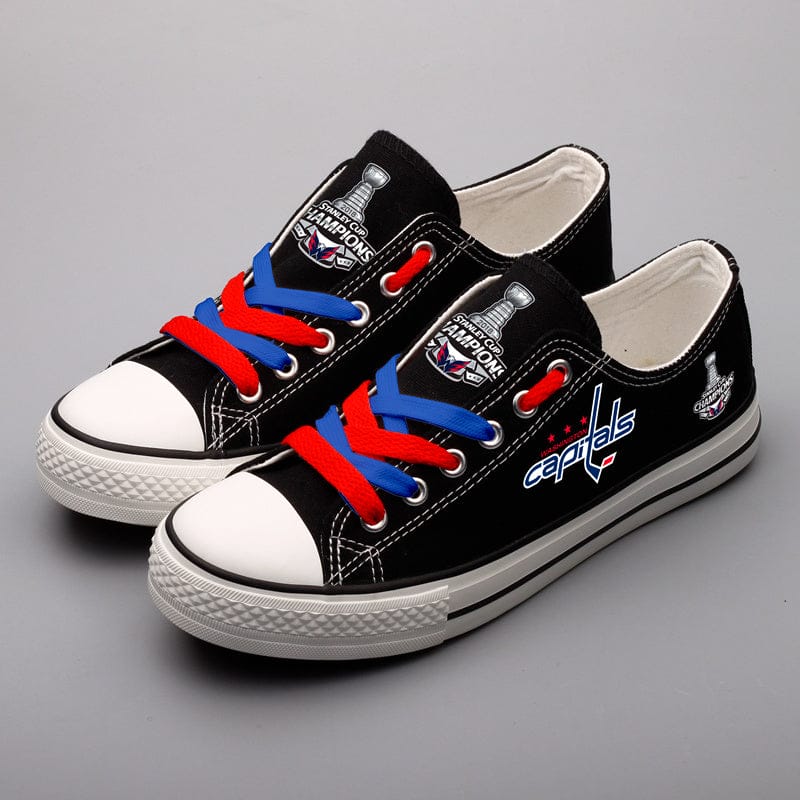 Washington Capitals Low Top Canvas Sport Sneakers Shoes For Men Women Fans - Image 4