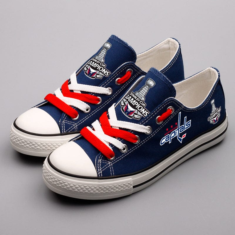 Washington Capitals Low Top Canvas Sport Sneakers Shoes For Men Women Fans - Image 3