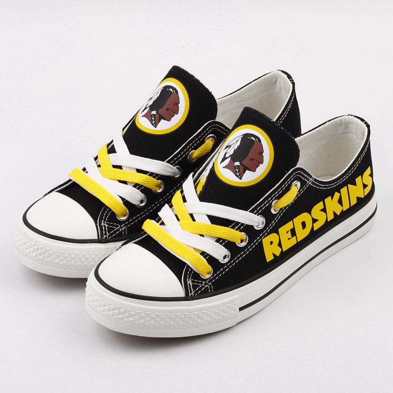 Alternative view of Washington Redskins Low Top Canvas Sport Sneakers Shoes For Men Women Fans
