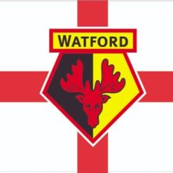 Watford F.C. Football Club Flag 3x5ft Banner Polyester Red White