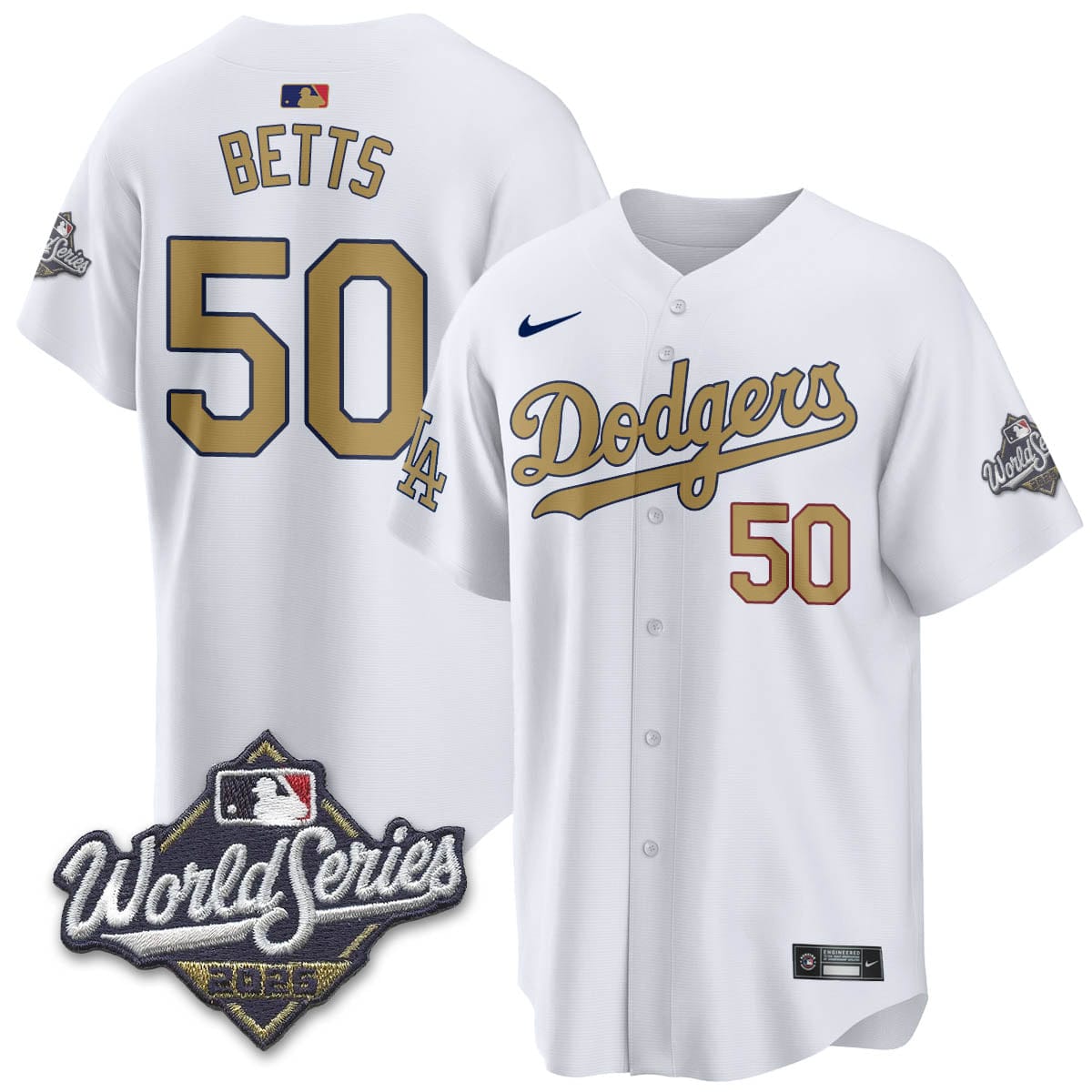 Los Angeles Dodgers 2025 World Series Jersey - All Stitched - Image 26